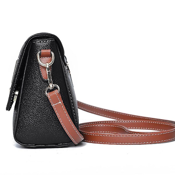 Blød PU læder dame crossbody skuldertaske（A）