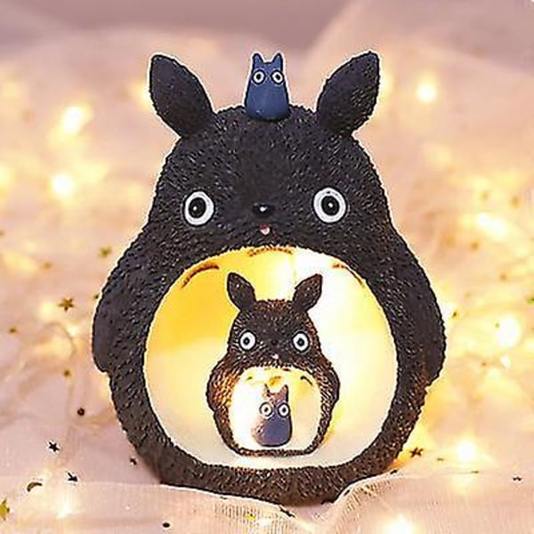 Totoro Rund Stjernelys Leselys (Stil 1)