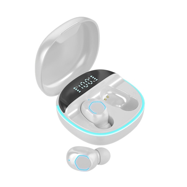 Bluetooth 5.2 -kuulokkeet latauskotelolla, langattomat kuulokkeet, 9D-stereourheilukuulokkeet, mikrofonilla varustetut kuulokkeet