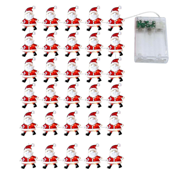Julgransbelysning Snögubbe Jultomte Dekorationsljussträng Led Koppartråd