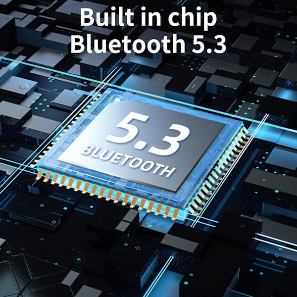 Bluetooth 5.3 korvanappi ei korvassa älykäs melunvaimennus korkea äänenlaatu pitkän kantaman langattomat kuulokkeet