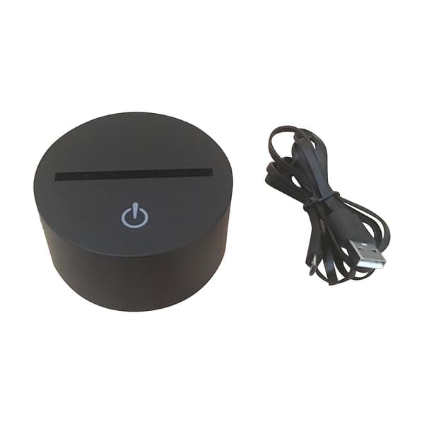 [Bd63] LED natlys balletdans 3D optisk lampe sengebordslamper soveværelse