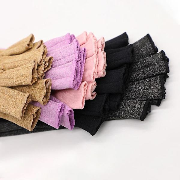 Sykkelhansker - 1 par, størrelse: håndflateomkrets 15 cm, total lengde 20 cm, materiale: 46 % bomull + 8 % spandex + 46 % polyester, farge: svart