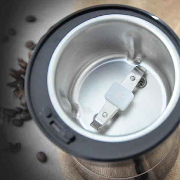 Elektrisk kaffekværn i rustfrit stål til hjemmebrug - Multifunktionel elektrisk kværn med sikkerhedslås + overophedningsbeskyttelse | Håndværksmæssig kaffekværn