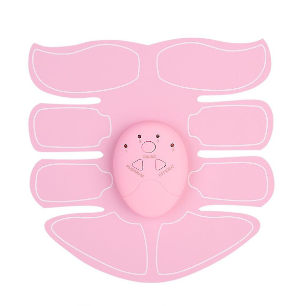 Abs Stimulator Muskelstärkande Ems Bukträningsplåster Bärbar Unisex Fitness Träningsutrustning För Hemmakontorsträning