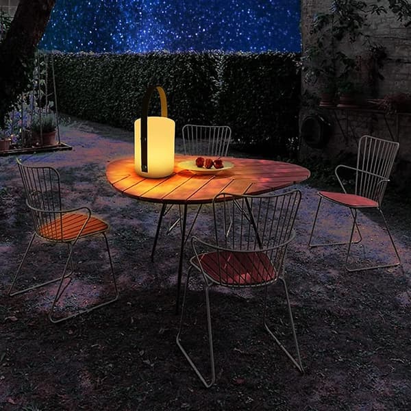 Led nattlys, USB oppladbar vanntett campinglys sengelampe, dimbar Rgb Tabl