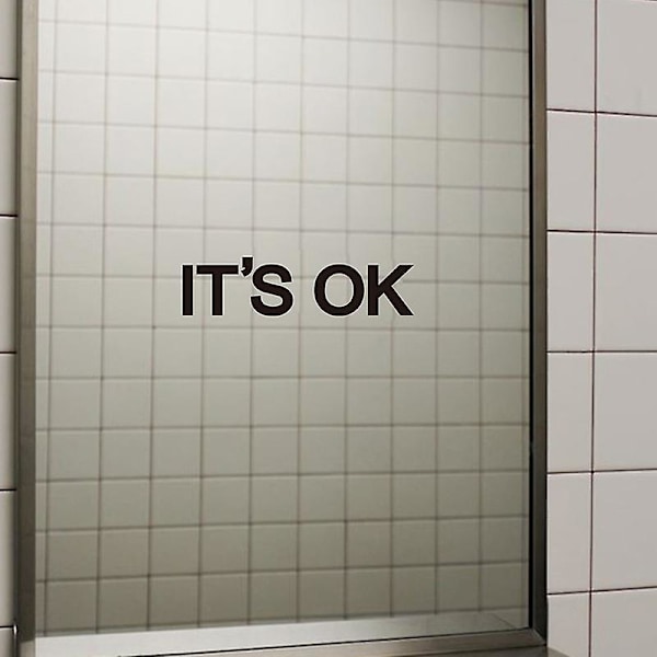 Dww-IT'S OK soverom inngangshall sovesal interiørdekorasjon veggklistremerker