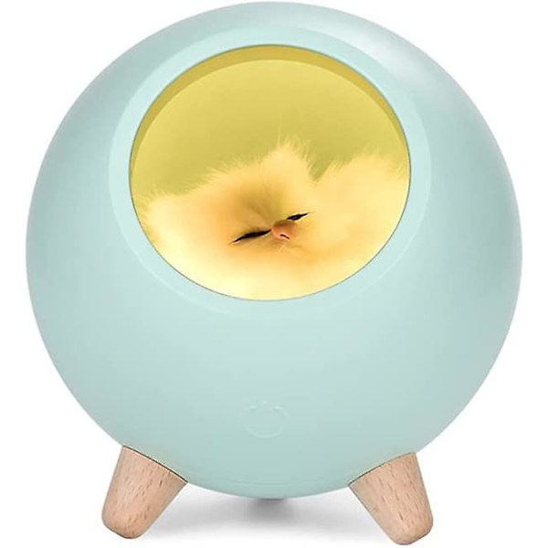 Mini kæledyr hus natlys bærbar USB justerbar bordlampe baby soveværelse