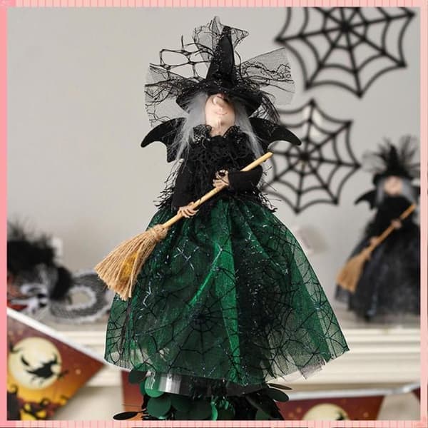 INGA tecknade häxdockor. Halloween häxdockor, heminredning, linneinredning