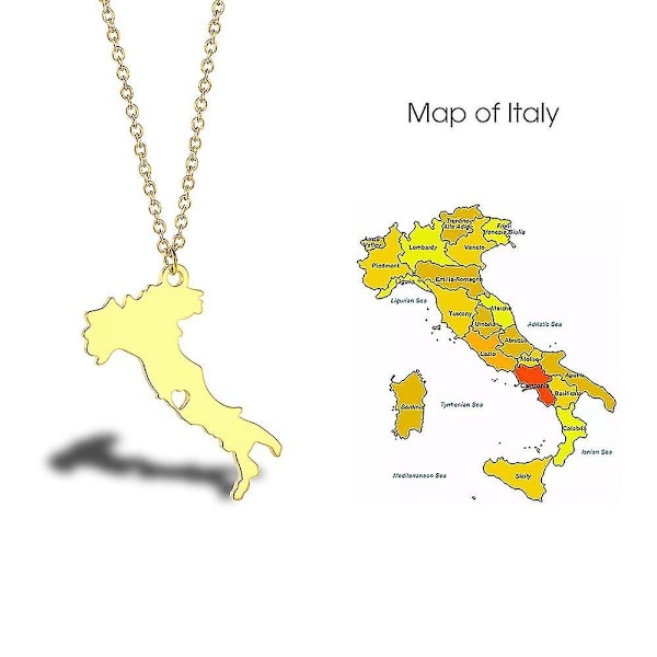1 st karta halsband, italiensk struktur karta hänge, titanstål dam nyckelben kedja kläder tillbehör guld Xq-ps258