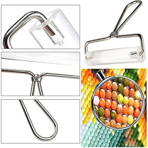Dww-1 stk. Diamantmaleri-fastgørelsesværktøj (10 cm) Diamantmaleri-rulle Diamantkunst-rulle til kunsttryk Blækmaleri Broderimaleri Pa