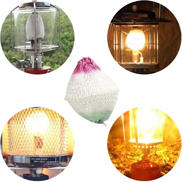 Kerosene Lamp Mantles - Dubbelhuvud Byte (20st)