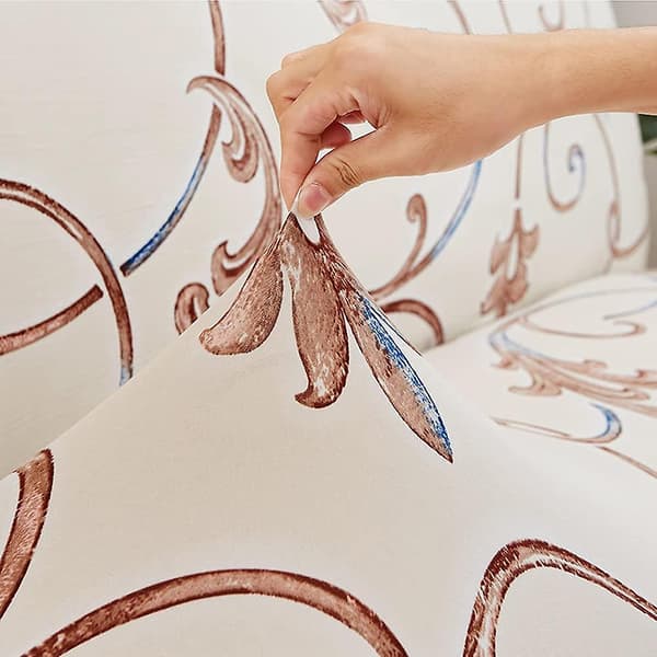 Sofaovertrekk uten armlener, stretch armløs sofaoverkast 2-seters sofaovertrekk