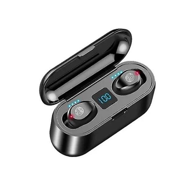 Trådlösa Bluetooth-hörlurar med mikrofon, touch-kontroll och vattentäthet