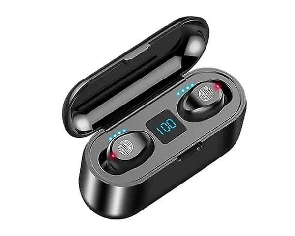 Trådløse Bluetooth-ørepropper med mikrofon, berøringskontroll og vanntetthet