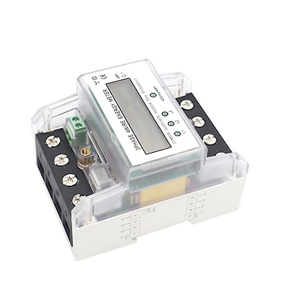 MSBD 220V/380V Energimätare DTM024 Wattmeter Trefas 4P KWh Elektrisk Digital Mätare med LCD 20-80A
