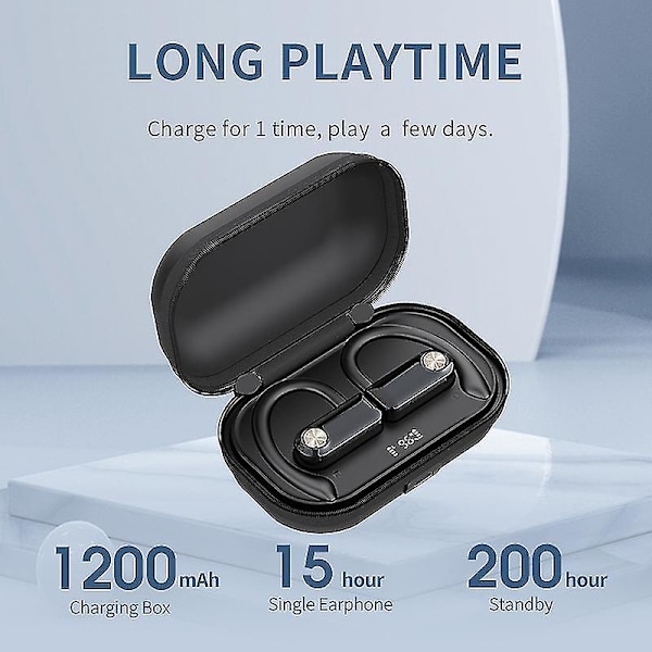 Bluetooth-øretelefoner (sorte)