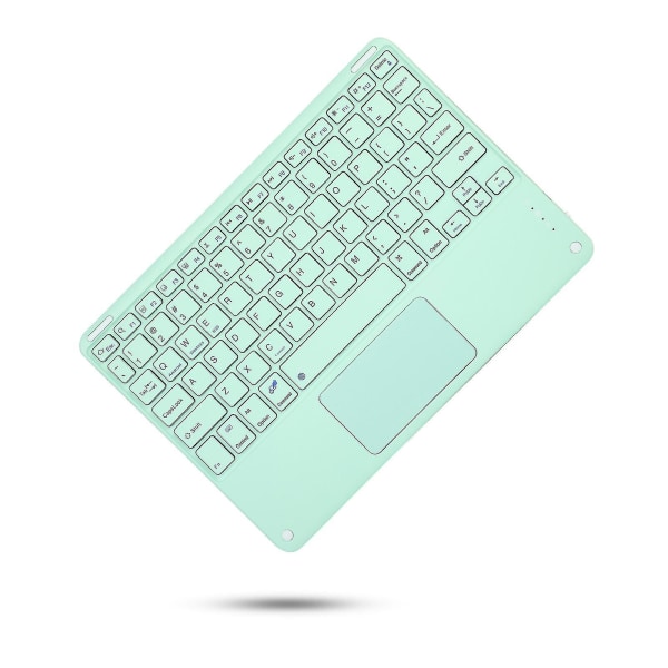 Touchpad case för Ipad Pro 112021/2020, löstagbart grönt Bluetooth trådlöst tangentbord med pekplatta, smart silikon.