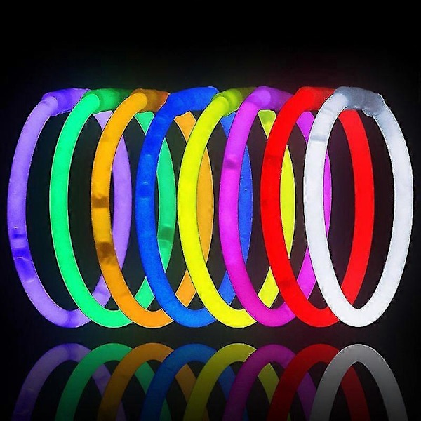 100 Glow Sticks Storpack Party Supplies - Självlysande Roligt Party Pack