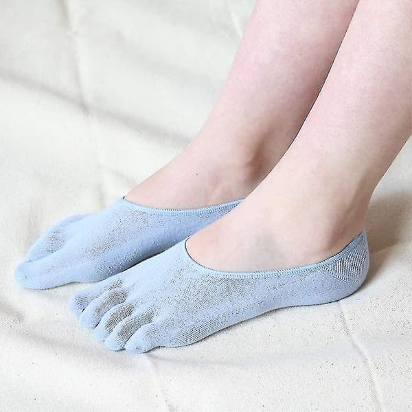 Dame No-Toe Sokker Low Cut Ankelsokker 4 Pak