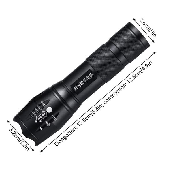 Ladattava LED-taskulamppu, 250 000 lumenia