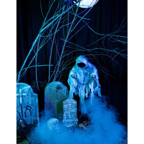 Dekorasjoner og underholdning - Hengende dekorasjon: lysende lenket skjelett, Halloween-stil, 100 cm