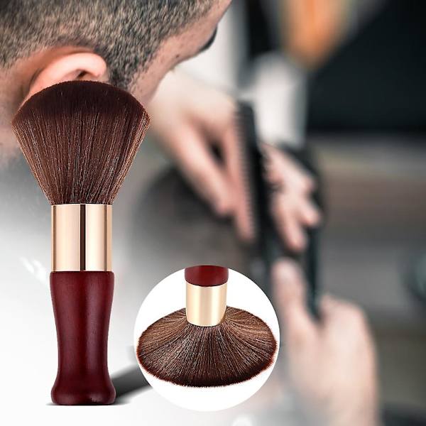Frisör Stylist Barberare Salong Hårklippning Nackdammsugare Makeup Kroppsborste C41（Som visas）