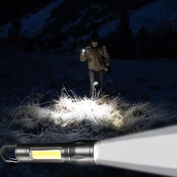 Taskulamppu Led-taskulamppu ladattava LED-taskulamppu（E）