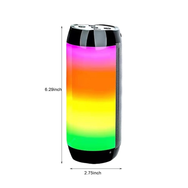 Højttaler Pulses 4. generation Bluetooth-højttaler Udendørs bærbar farverig lysindsats FM Bluetooth-lyd Dual-højttaler