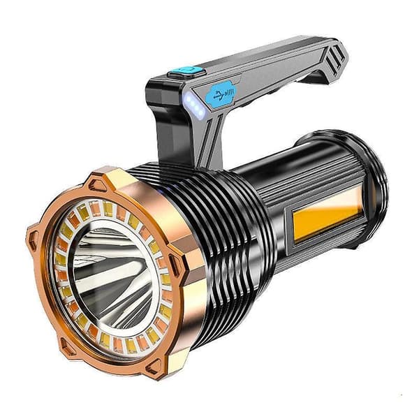 Taskulamppu, Super Bright Light, Led-taskulamppu, Vedenpitävä, Hakutaskulamppu, Kannettava ladattava taskulamppu, Valo, Ulkotaskulamppu, Taskulamppu, Led
