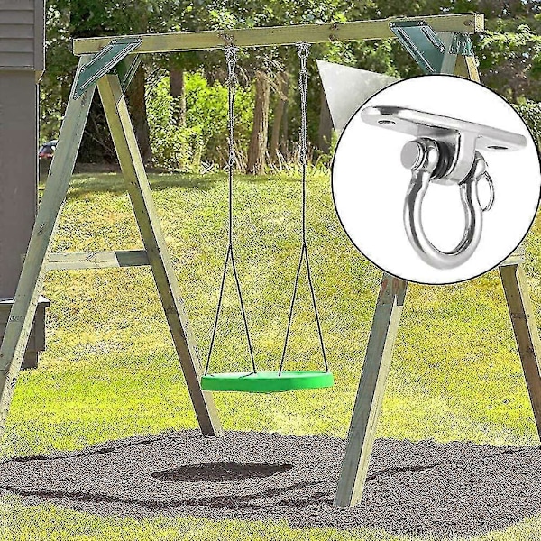 Tunga Takkrok, Roterande Tunga Hängande Krokar, Yoga-Hängmattafäste, Väggmonterad Takkrok, För Hängmatta, Veranda Sittplats, Gunga