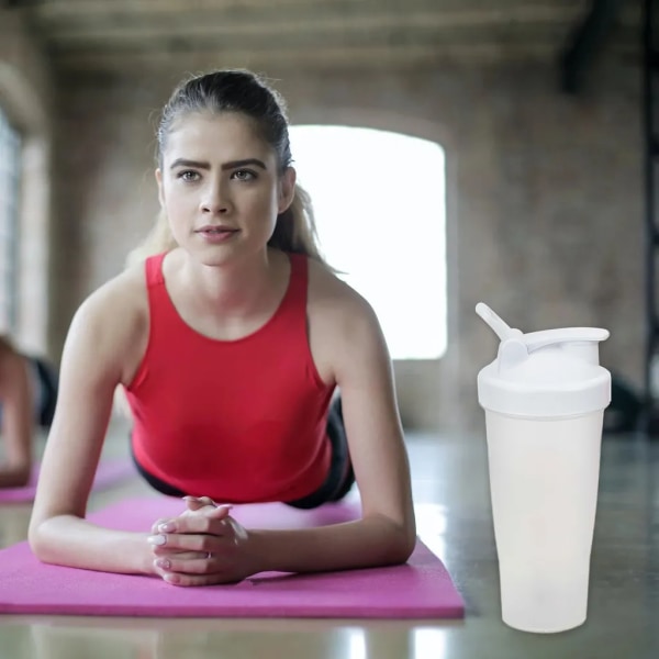 26 ounces proteinshakerflaska med loopshakerboll Läcksäker vattenflaska blender för före träning Utomhussport Gym Fitness