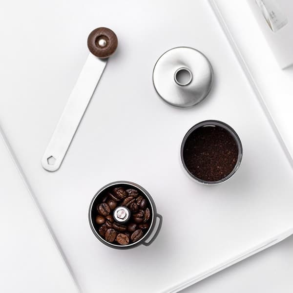 Bärbar handkaffekvarn 304 rostfritt stål kvarn handkvarn