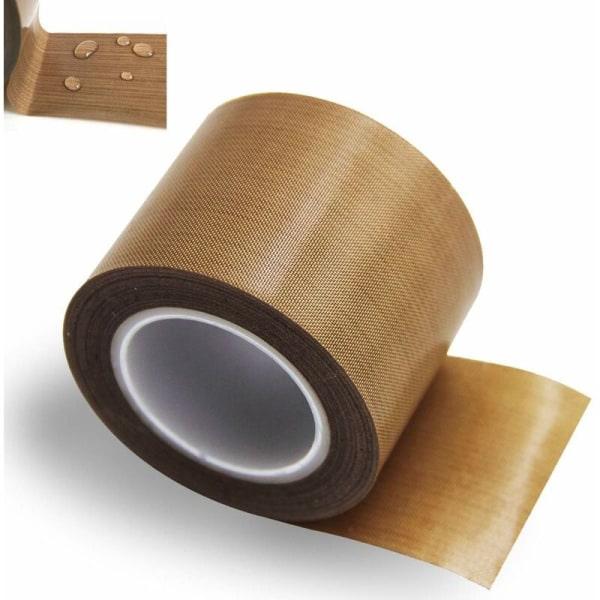 Teflon/PTFE-tape, højtemperaturklæbemiddel, 3D-printer højtemperaturtape, vakuumforseglingstape, vakuummaskineisoleringstape (30 mm x 10m)