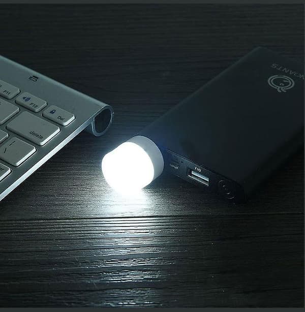 4 stk. USB-tastaturlys 5V LED-natlamper til Powerbank-computer-laptop-notebook-desktop-bogarbejdsbelysning