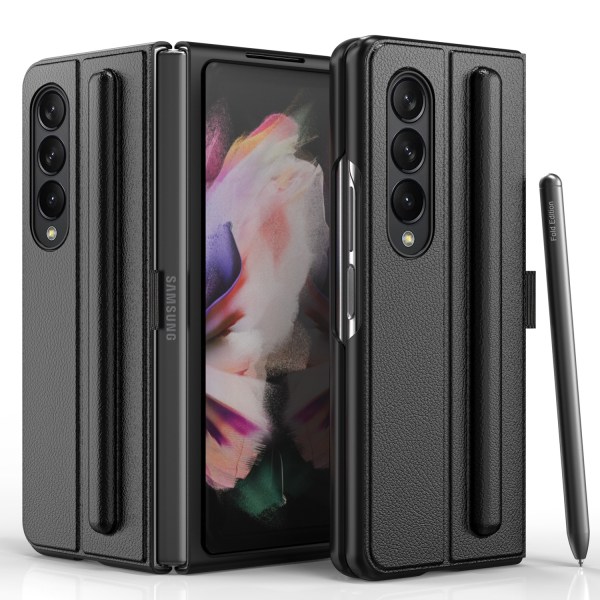 För Samsung Galaxy Z Fold case med case svart ZFold3
