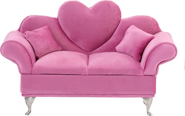 Smykkeboks, simulert liten sofa, smykkeoppbevaring ornament gaver