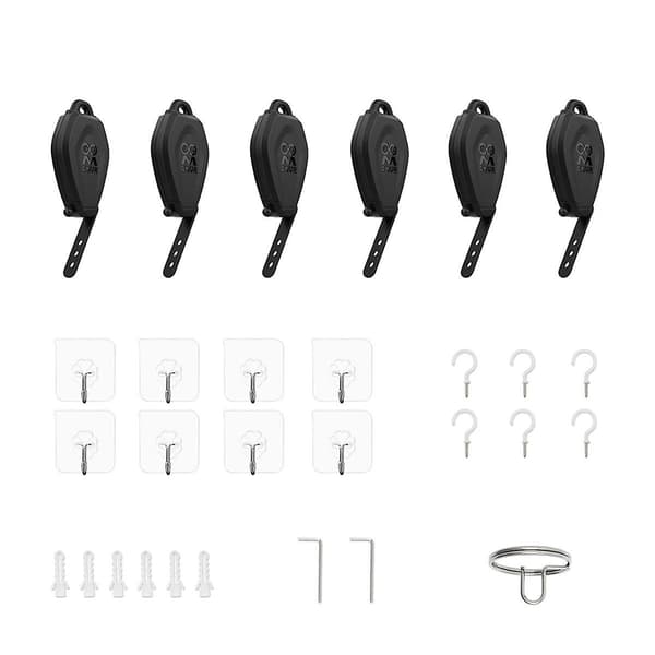 Til Vr All-In-One Headset Hook Game Virtual Reality Multi-Function Praktisk Hook（Sort）