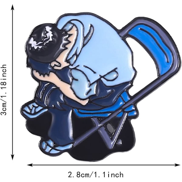 Pin Brooch Novelty Pins Cute Cartoon Brooch Pin Badge Backpack Decoration God gave til tenåringer og voksne (A One Size)（Free Size，A）