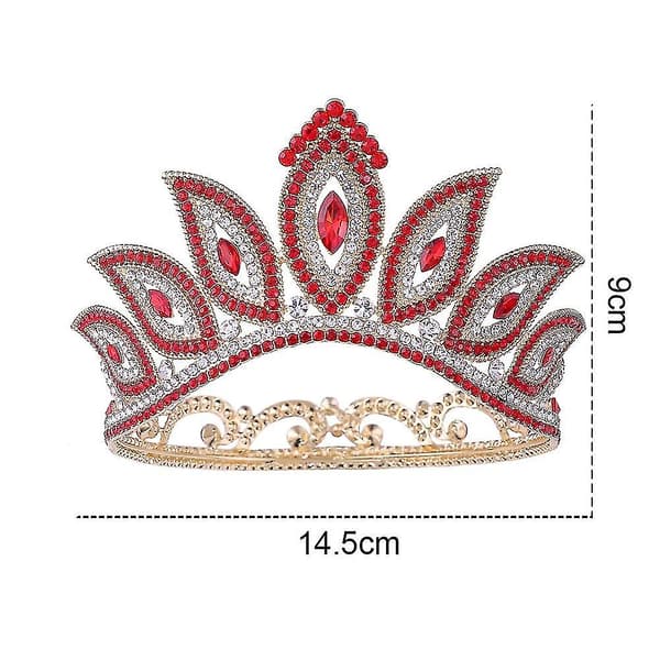 Magic Eye Series Tiaraer og kroner Brudebryllup Dronning Bursdag Prinsesse Ball Universe Glitrende kroner