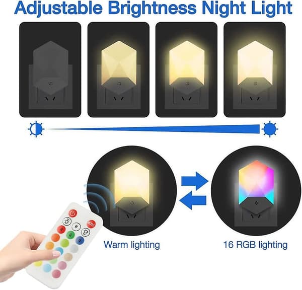 Natlyspatronstik, Rgb-natlyspatronstik, Led-stikdæmpning, Sovepære