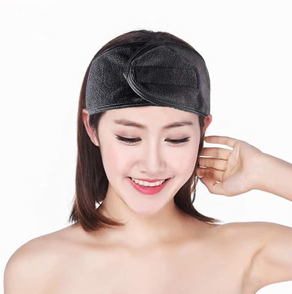6 st Spa Ansiktshårband Makeup Wrap Head Terry Cloth Hårband Stretch Handduk