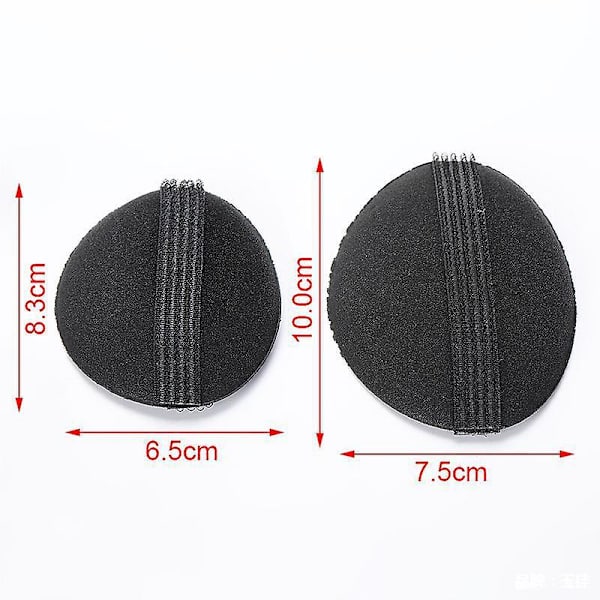 Hår Fluffy Honeycomb Shaper (Sort, 2 stk.)