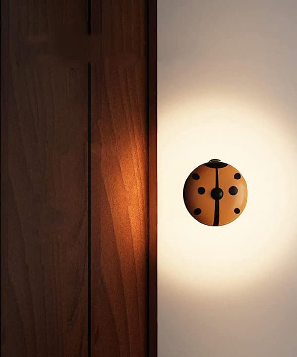 LED marihøne nattlys for barn, oppladbar magnetisk nattlys