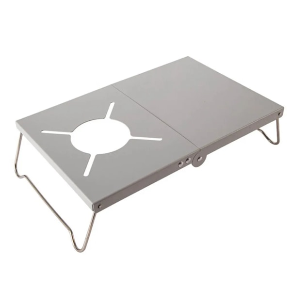 Utomhus fällbart bord Fällbart bord av aluminiumlegering Bärbart campingbord Trädgård Picknick BBQ bord Silver