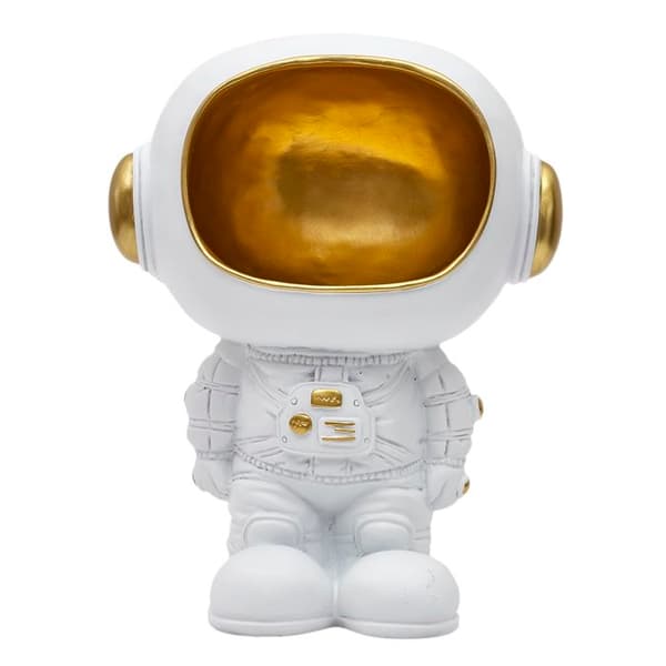 Statue - Home Deco Factory - Astronaut - Pyntefat - Hvit og Gull