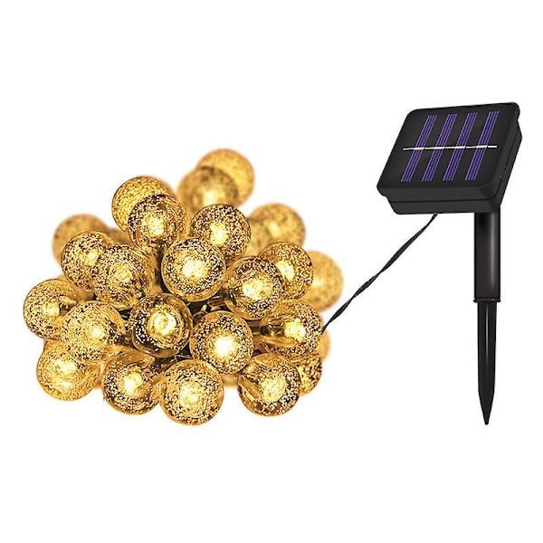 Utendørs/innendørs lyslenke, 7m 50 LED-er vanntett batteridrevet 8 moduser lyslenke med timer fjernkontroll for hage, bryllup, fest, jul