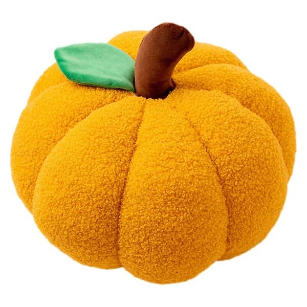 Græskar blød pude persimmon pude orange plys legetøj（B）