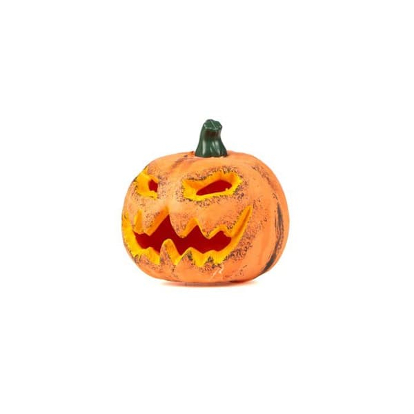 Lysende Halloween græskarpynt, 16 cm