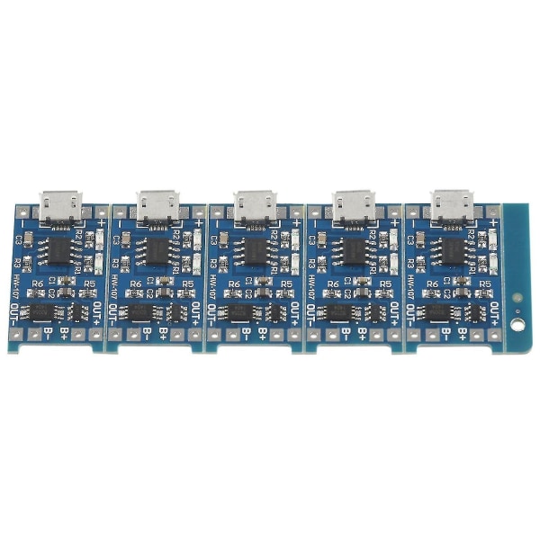 5 st 1a 5v - USB för Tp4056 Lithium Battery Power Charger Board Module Te420